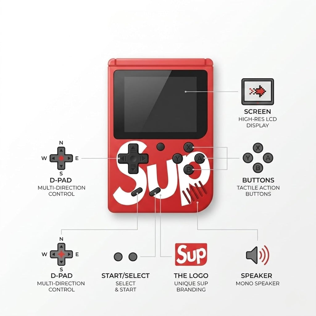 400-in-1 Retro Handheld Game Console